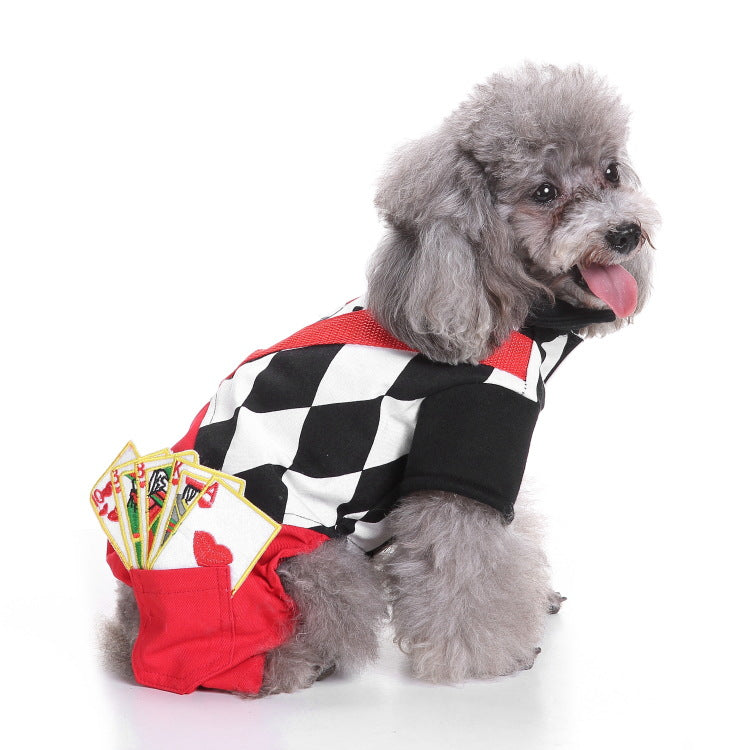 Dog Clothes Halloween Pet Clothes Pumpkin Dresses Wizarding Clothes