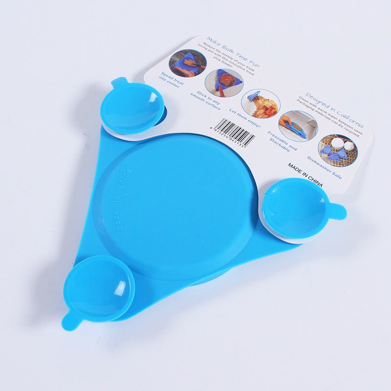 Pet suction cup slow food bowl