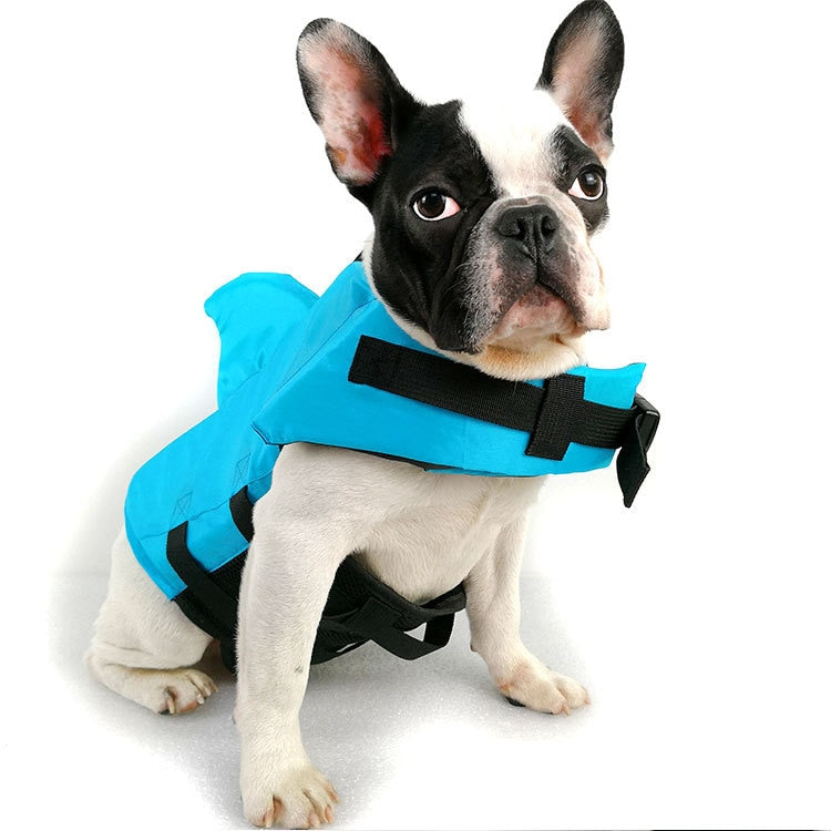 Dog Life Vest Summer Shark Pet Life Jacket Dog Clothes Dogs Swimwear Pets Swimming Suit