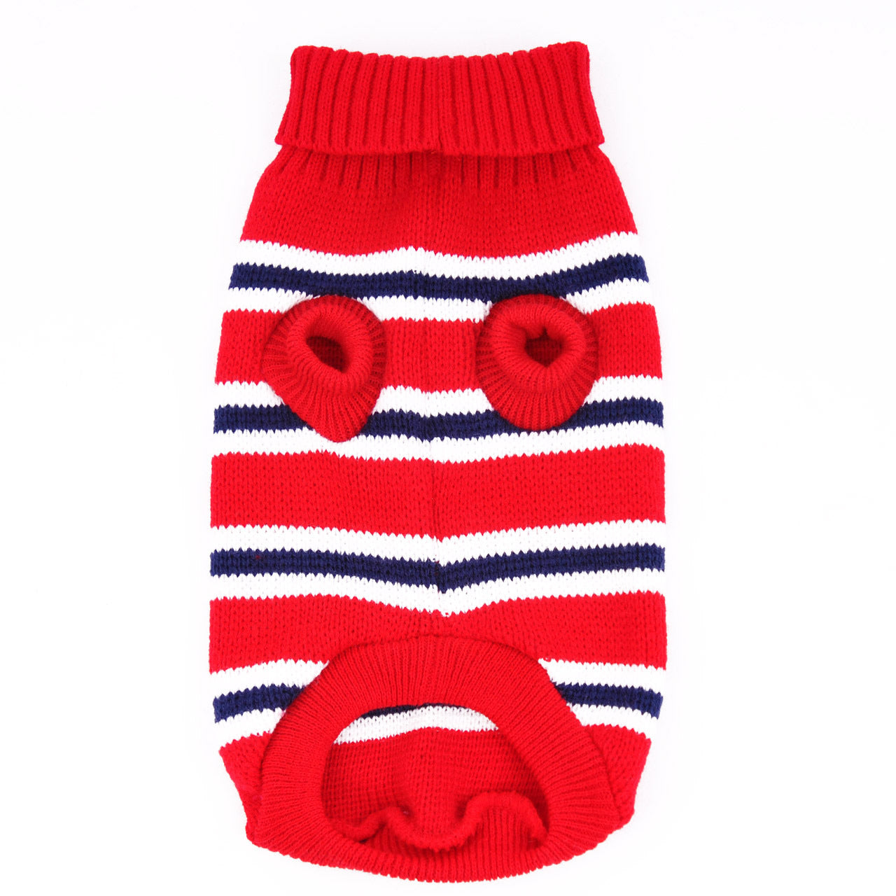 Autumn And Winter New Pet Sweater Horizontal Stripe Pattern Dog Clothes High Quality Pet Clothes