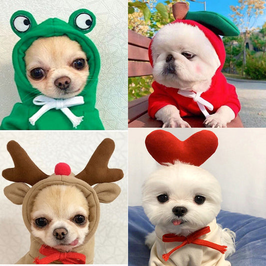 Autumn And Winter Sweatshirt Fleece Change Small Medium-Sized Dogs Cats Pets Teddy Fighting Clothes Supplies